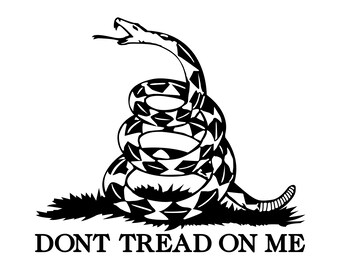 Download Free Gadsden Flag Dont Tread On Me Instant Download 1 Vector Eps Etsy SVG Cut Files