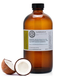 Organic C60 MCT Coconut Oil 500ml  - 99.95% Ultra Pure VOD C60 200mg