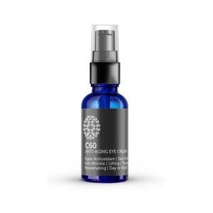 C60 Fullerene Anti-Aging Eye Cream 30ml Made With Organic Ingredients