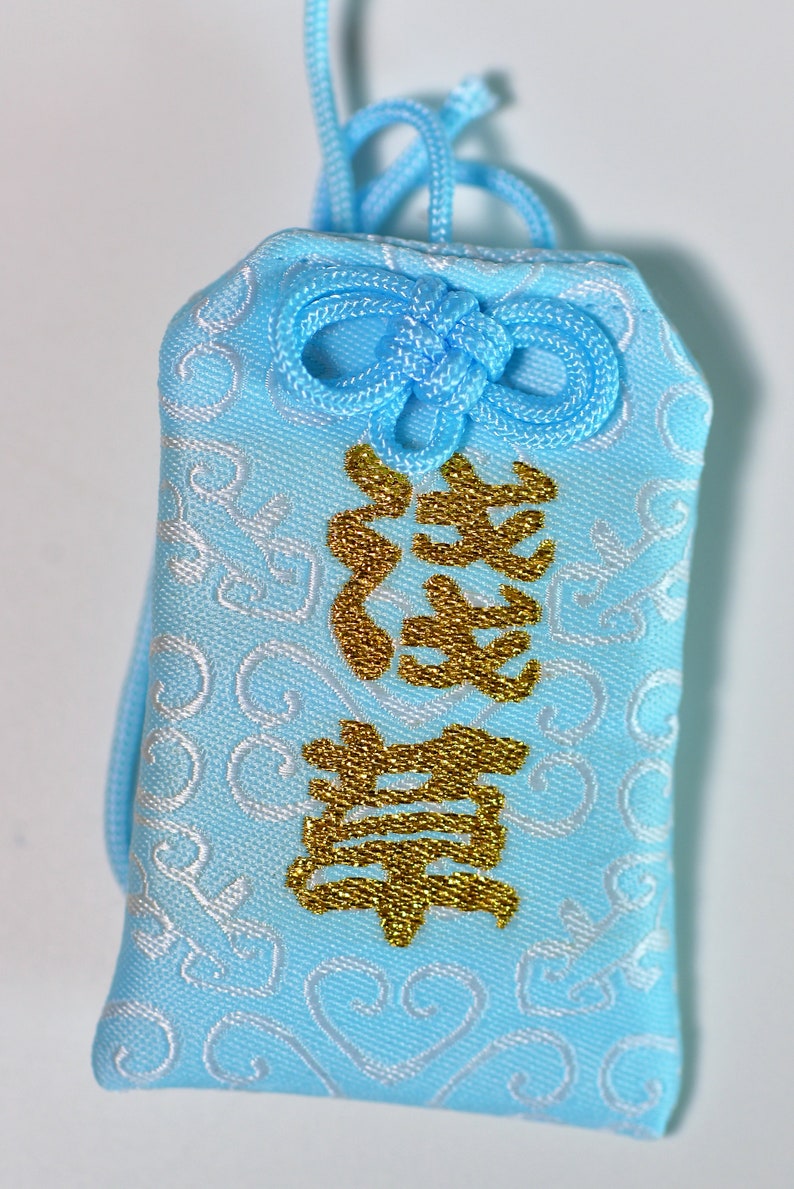 10 Styles of Japanese Omamori Charms Filled with Crystals