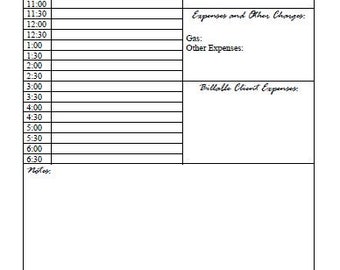Consultant/Free-Lance Day Planner