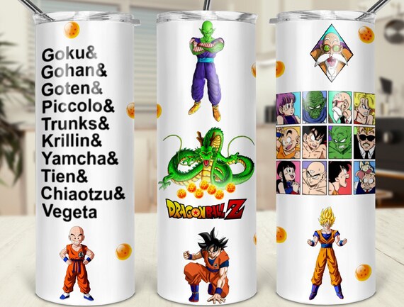 Dragon Ball Z Inspired Stainless Steel Tumbler Dragon Ball Z Etsy