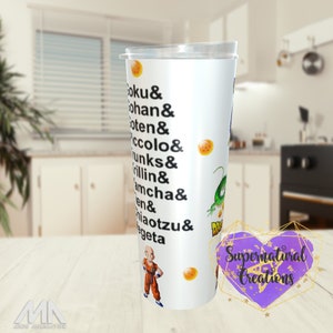 Dragon Ball Z Inspired Stainless Steel Tumbler Dragon Ball Z Etsy