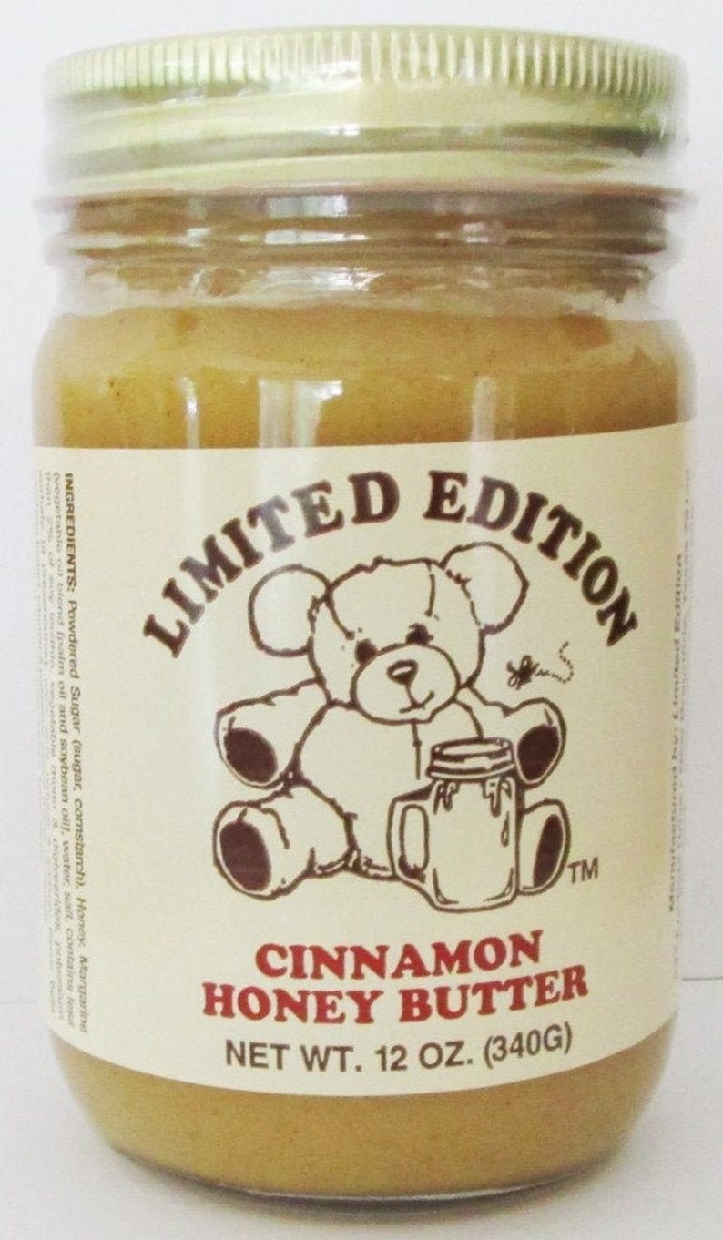 Limited Edition Cinnamon Honey Butter 12 Ounce Jar Honey Etsy