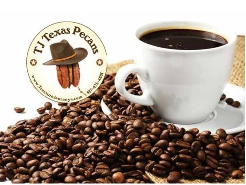 Southern Pecan Coffee Ground 1 pound bag TJ Texas Pecans Etsy