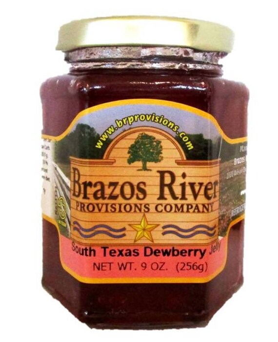 South Texas Dewberry Jelly Brazos River 9 oz jar Texas Etsy