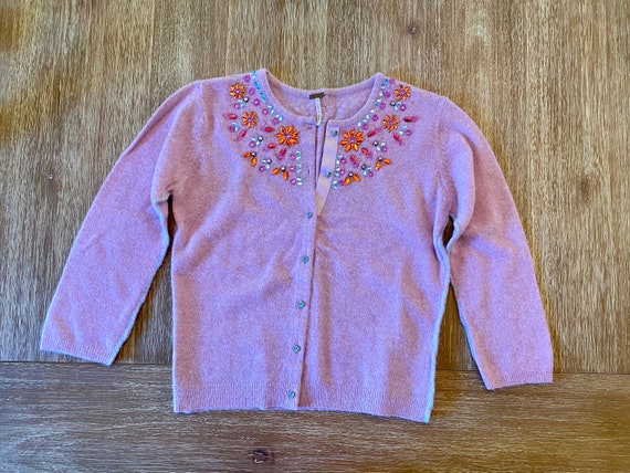 Vintage Free People Women’s Embellished Cropped Sl