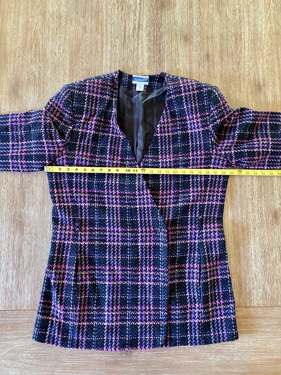 Vintage Pendleton Women’s Plaid Wool Blazer Jacket - image 10
