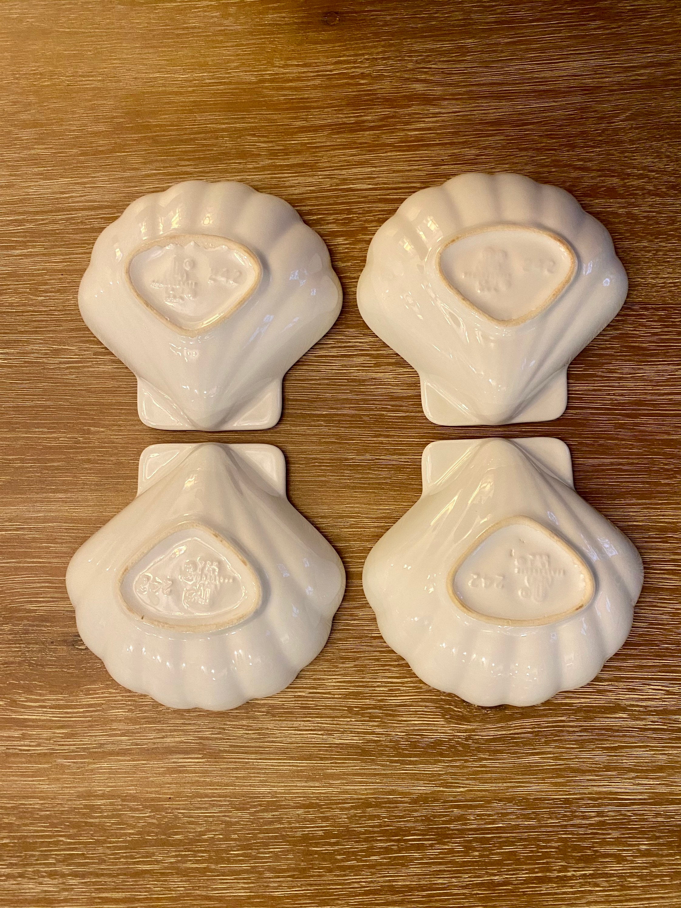 Vintage 1980s Pfaltzgraff White Ceramic Scallop Shell Serving Platter ...