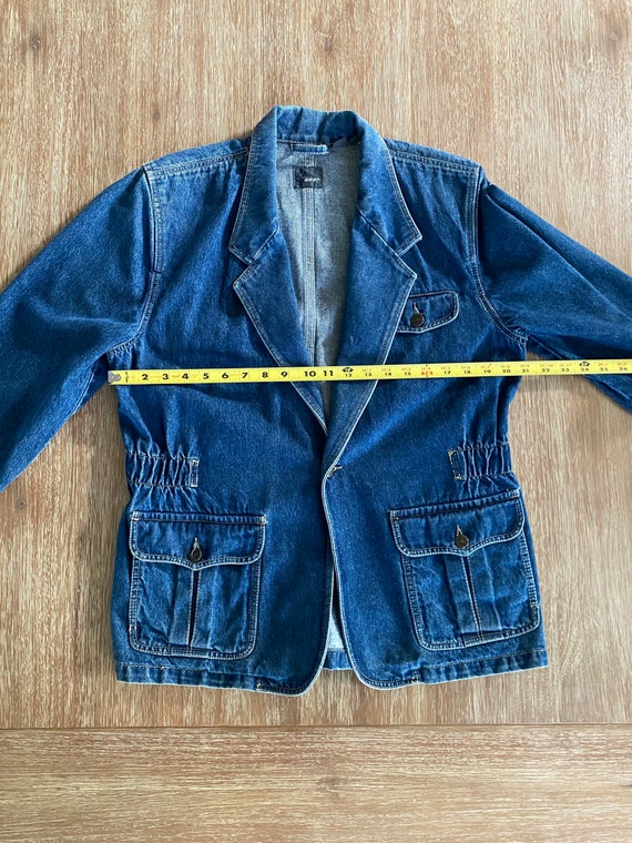 Vintage 1990s Women’s LizWear Denim Jacket Blue J… - image 8