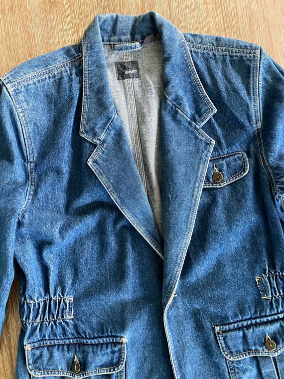 Vintage 1990s Women’s LizWear Denim Jacket Blue J… - image 2