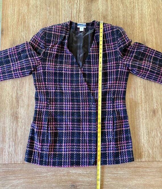 Vintage Pendleton Women’s Plaid Wool Blazer Jacket - image 9