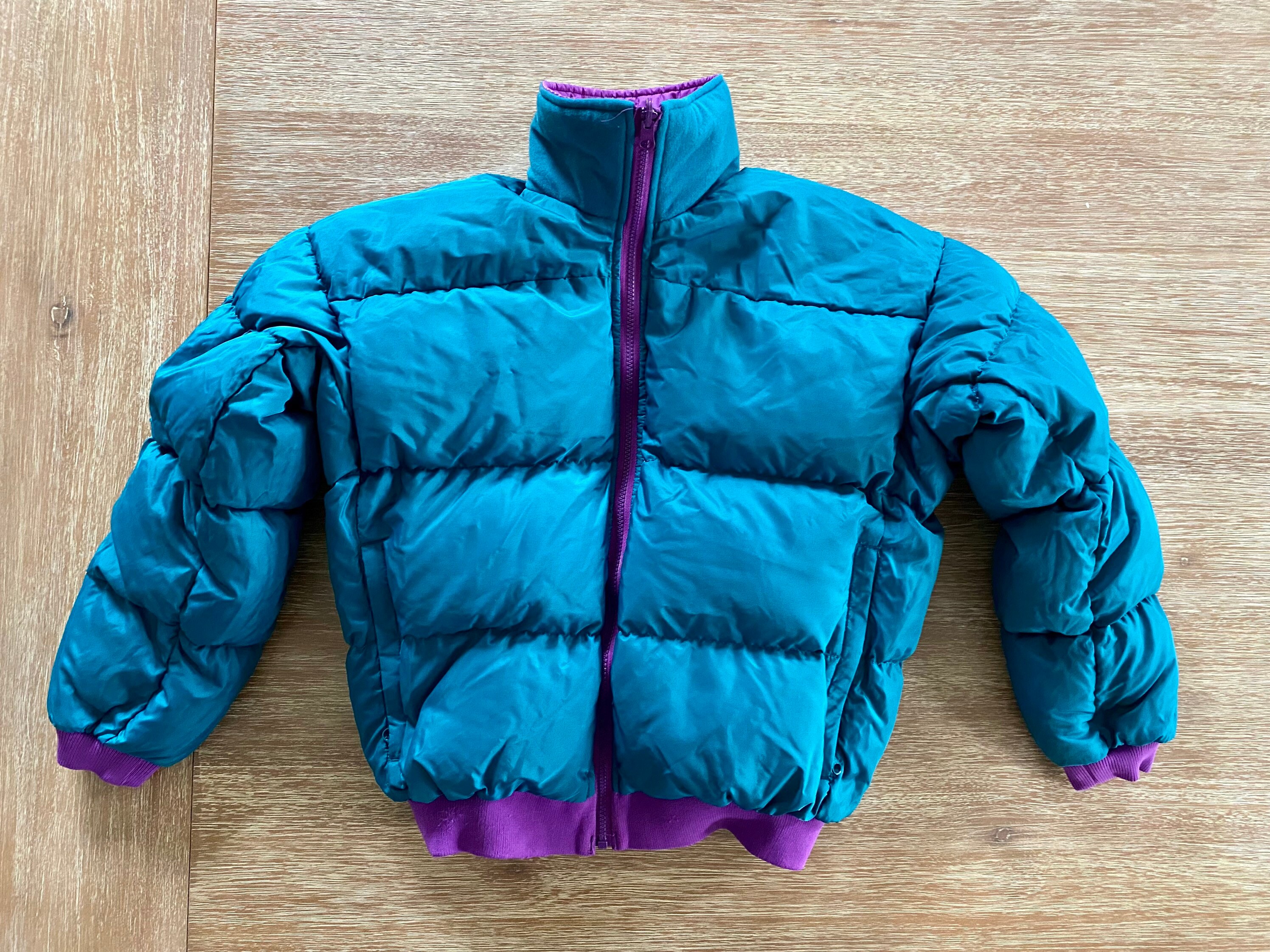 Vintage 90s Women's Columbia Reversible Puffer Winter Ski Jacket