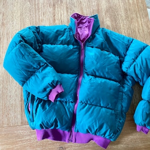 Vintage 90s Women’s Columbia Reversible Puffer Winter Ski Jacket