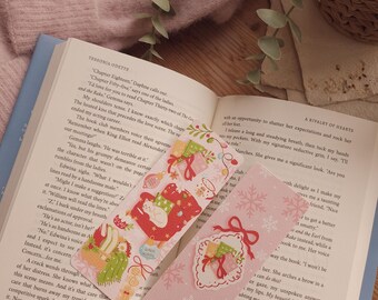 Snuggled-Up Stories Bookmark Set | Christmas Bookmark Set | Festive Winter Book Accessories