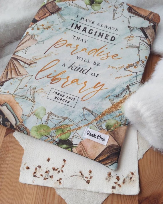 The Paradise Booksleeve  | Bookish merch gift | Book protection | Cozy Reader | Kindle & Kobo | Paperbacks and Hardcovers