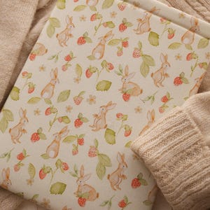 Bunnies Booksleeve | Bookish merch gift | Book protection