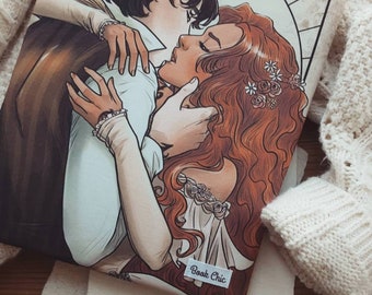 Cordelia and James Booksleeve  | Bookish merch gift | Book protection | Cozy Reader | Kindle & Kobo | Paperbacks and Hardcovers