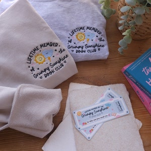 Felpe Grumpy-Sunshine Romance Book Club / non foderate in pile / regalo di merchandising libresco
