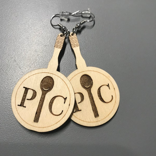 Pampered Chef Pan earrings