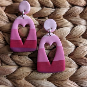 Polymer Clay Earrings / Statement Earrings / Bold Earrings / Clay Earrings / Unique Earrings / Handmade Earrings