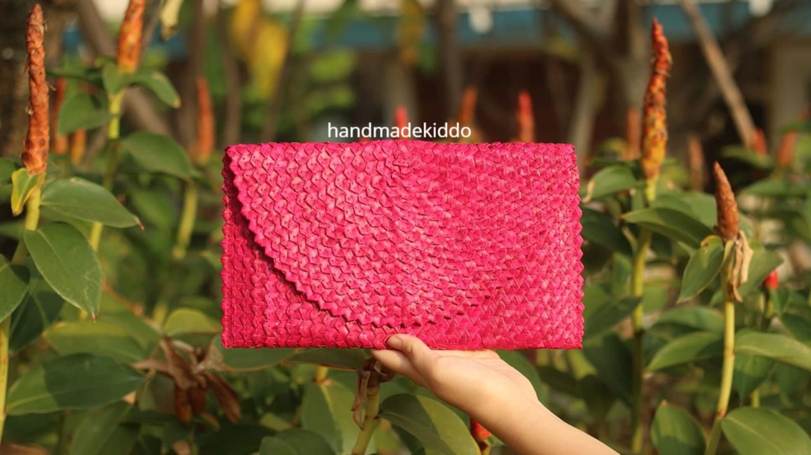 SALE Colorful Straw Clutch Straw Bag Hand Woven Bag Pandan Etsy