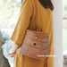 SALE Bali Rattan Backpack, Ata Grass Crossbody Straw Bag, Boho Bohemian Bag, Summer & Autumn Woven Straw Bag, Women Bag, Gift Ideas 