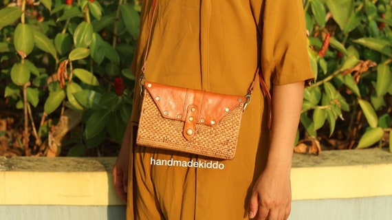 Rattan bag shop sale