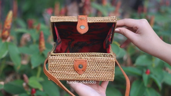 Rattan bag best sale sale