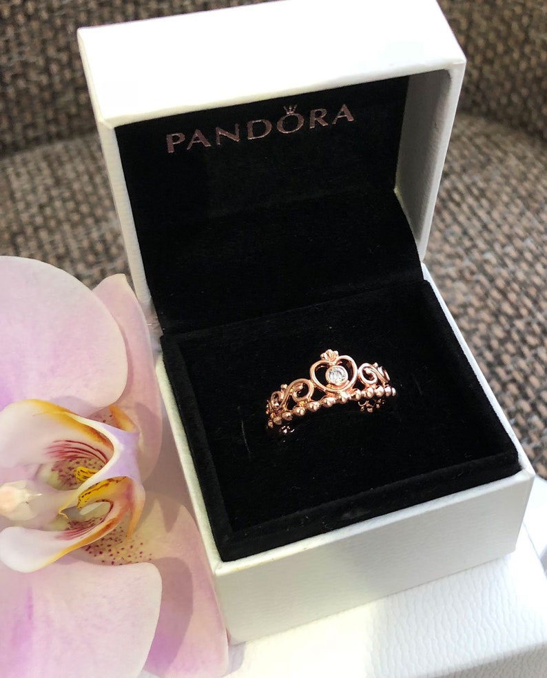 Pandora My Princess Ring Rose Gold Original Brand New ALL - Etsy