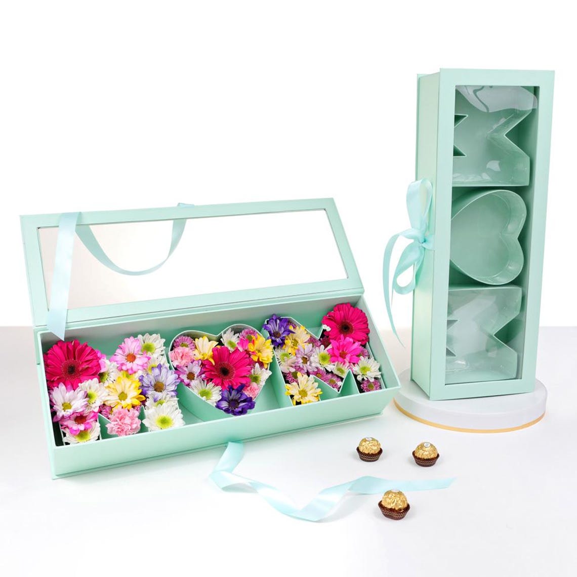 Luxury "mom" Flower Box for Mother's Day – Elegant Gift Packaging for ...