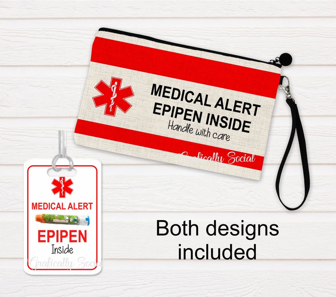 Medical Alert Design, Instant Download, PNG, Linen Bag Design, Digital ...