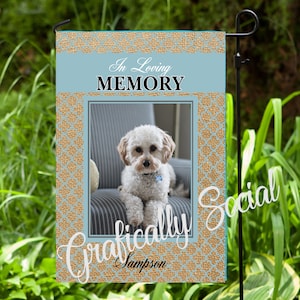 In Loving Memory Pet, Instant Download, Yard Flag Designs, Garden Flag Designs, Sublimation Flag Design