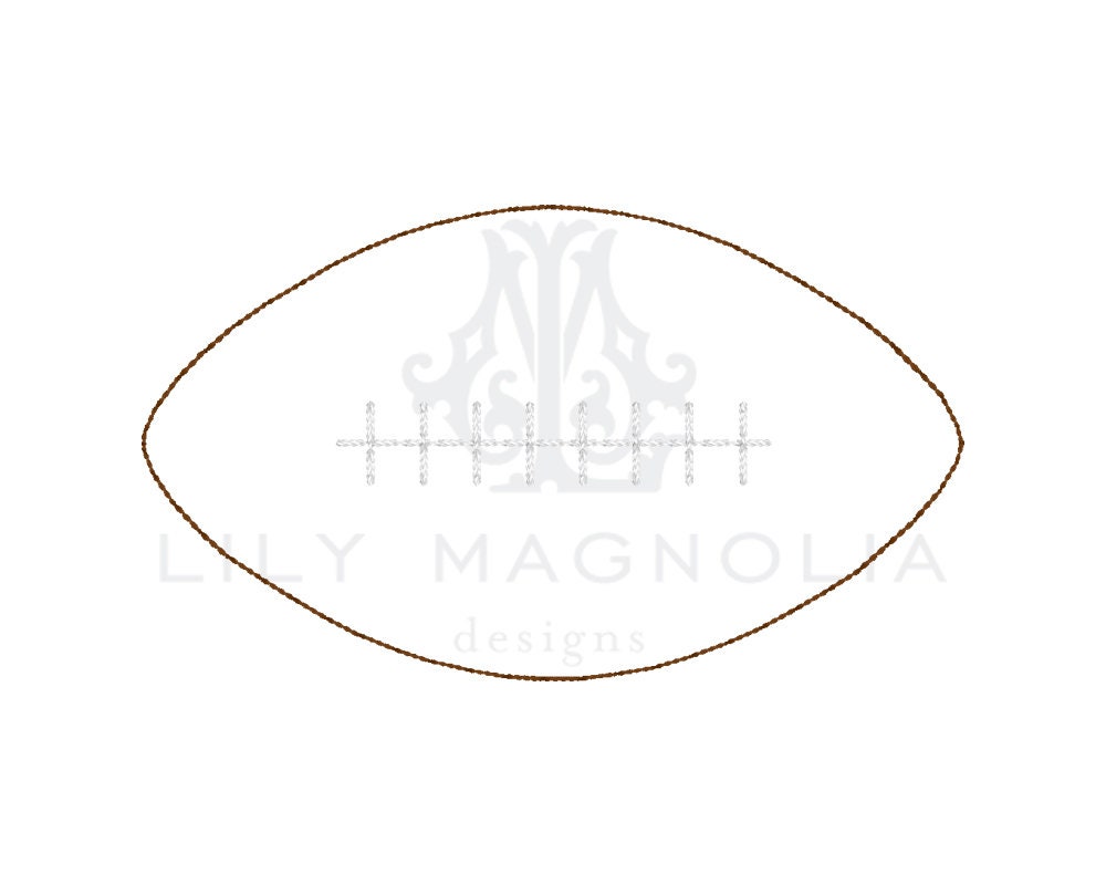 Football quick stitch jessecmault design football vintage  etsy