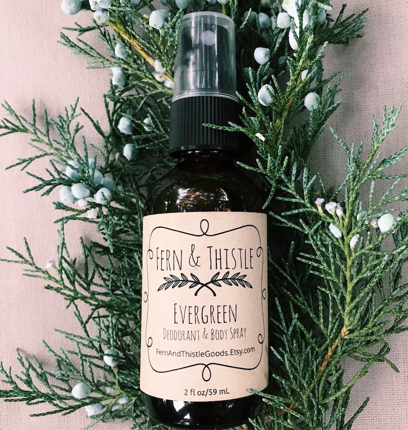 Evergreen Deodorant & Body Spray Etsy