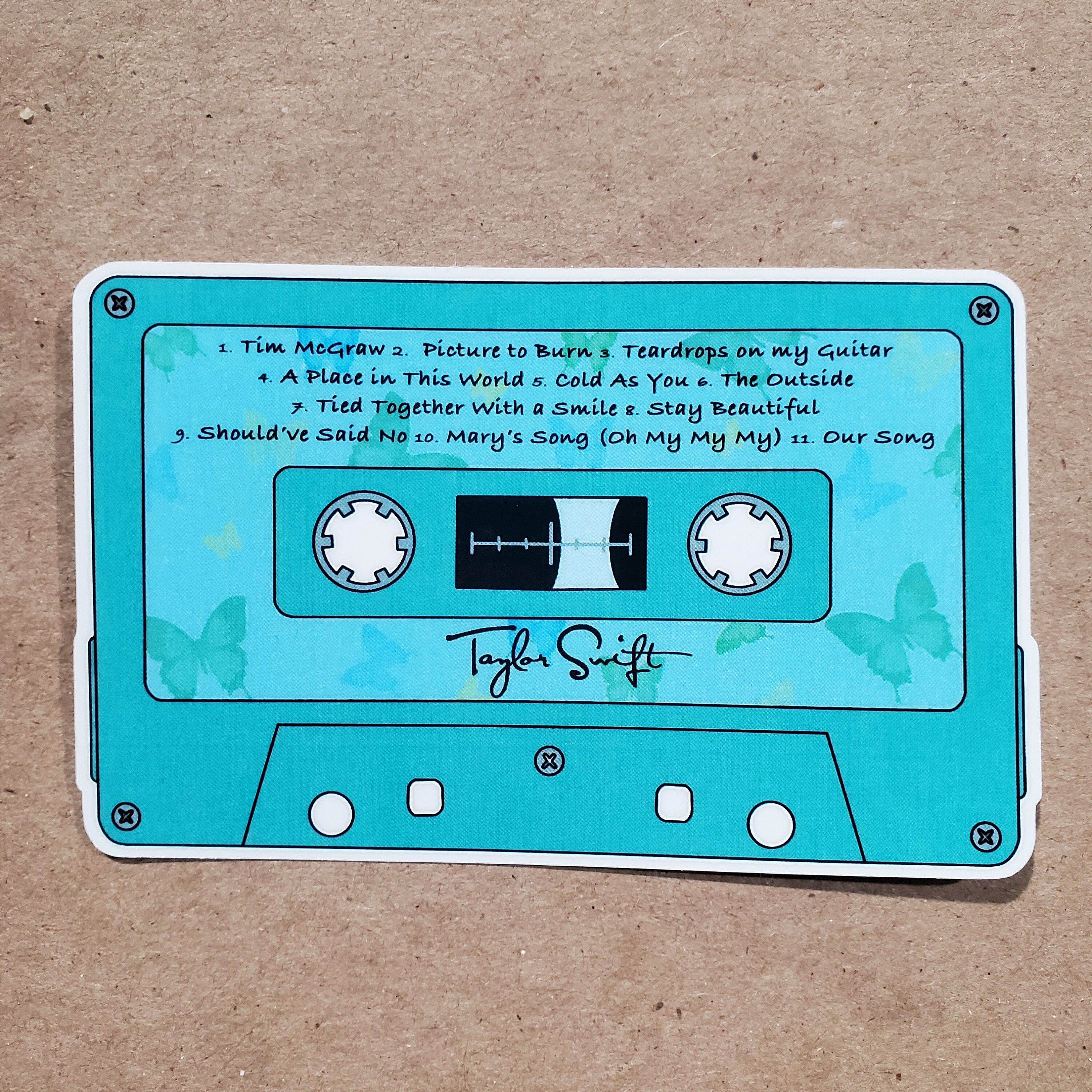 ALL Taylor Swift Album Cassette Stickers Etsy