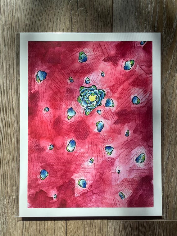 8.5"x11" Fine Art Print - Love Me, Love Me Not