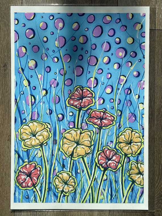 13"x19" Fine Art Poster Print - Paradise Planet