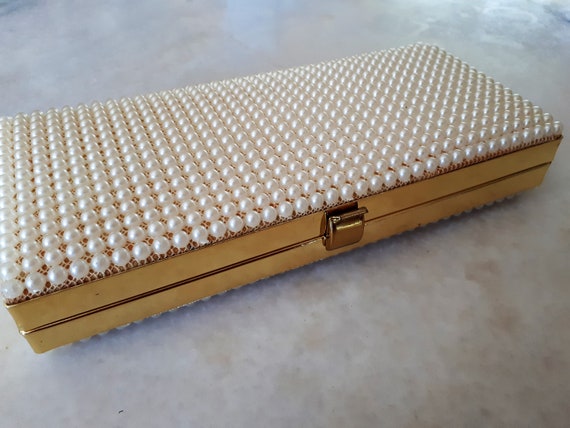 Vintage 1950s Julius Resnick Beaded Clutch