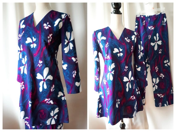 Vintage 1970s Koret Of California Tunic And Pants
