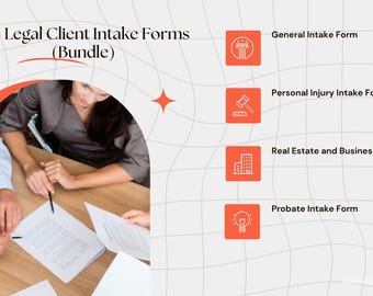 Legal Client Intake Forms (Bundle)