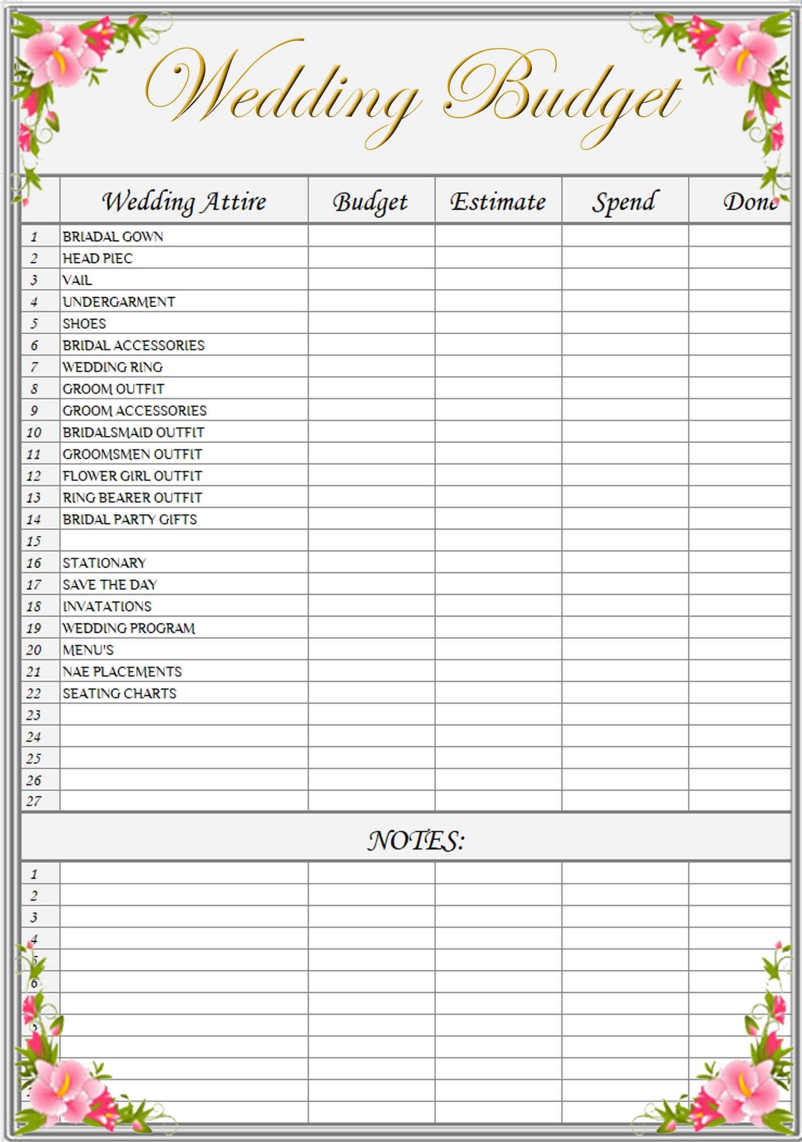 Wedding Planner Wedding Journal Etsy