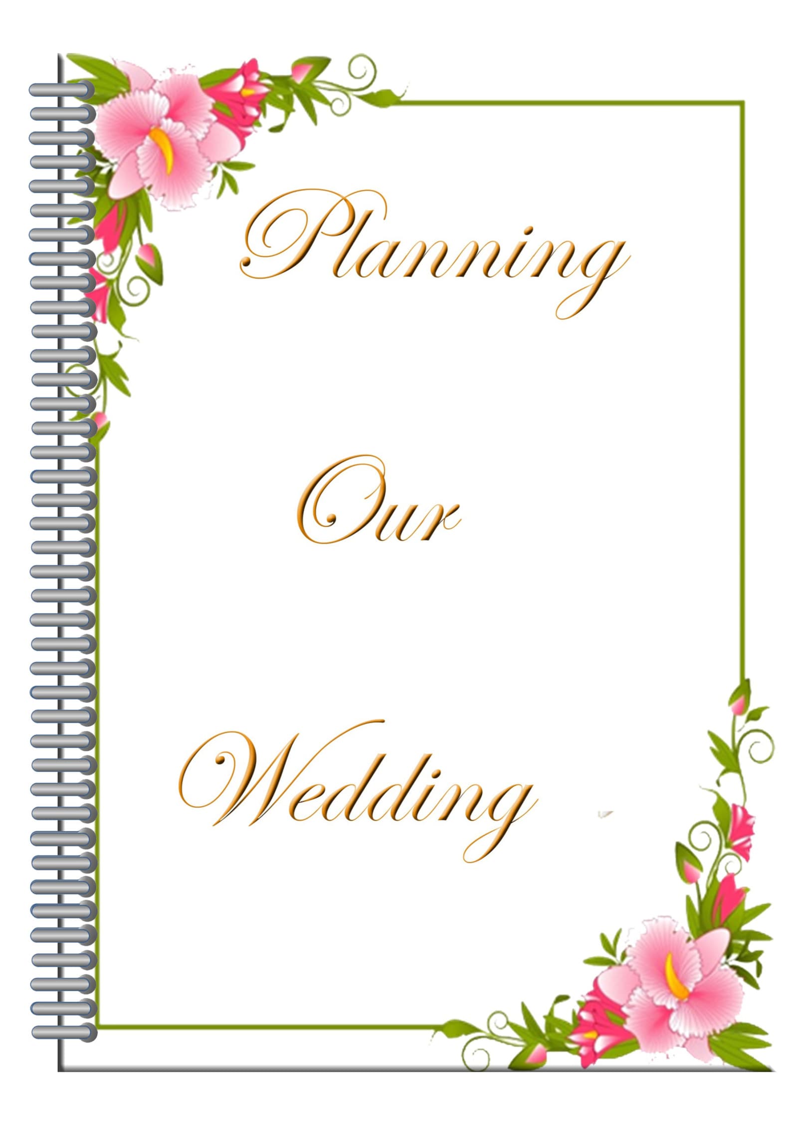 Wedding Planner Wedding Journal Etsy