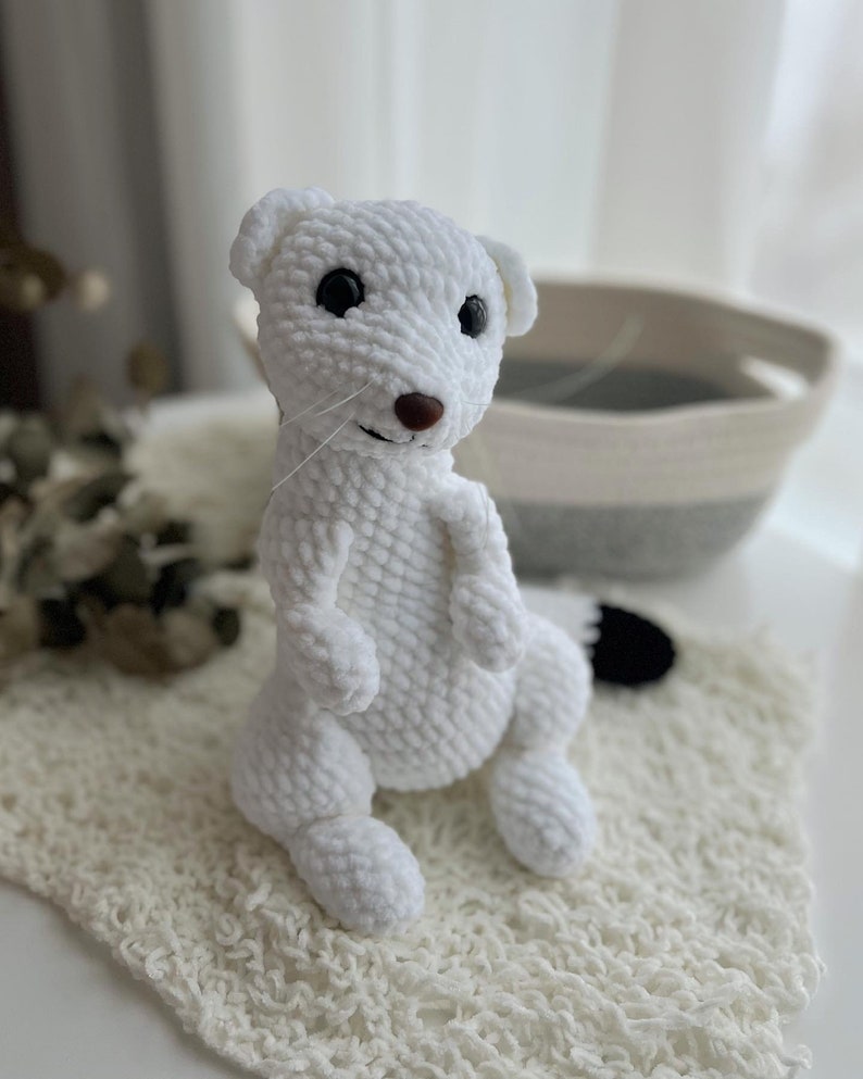 Weasel Amigurumi Crochet Pattern - Ermine PDF Pattern - Crochet Mink ...