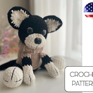 Chihuahua dog toy amigurumi crochet pattern