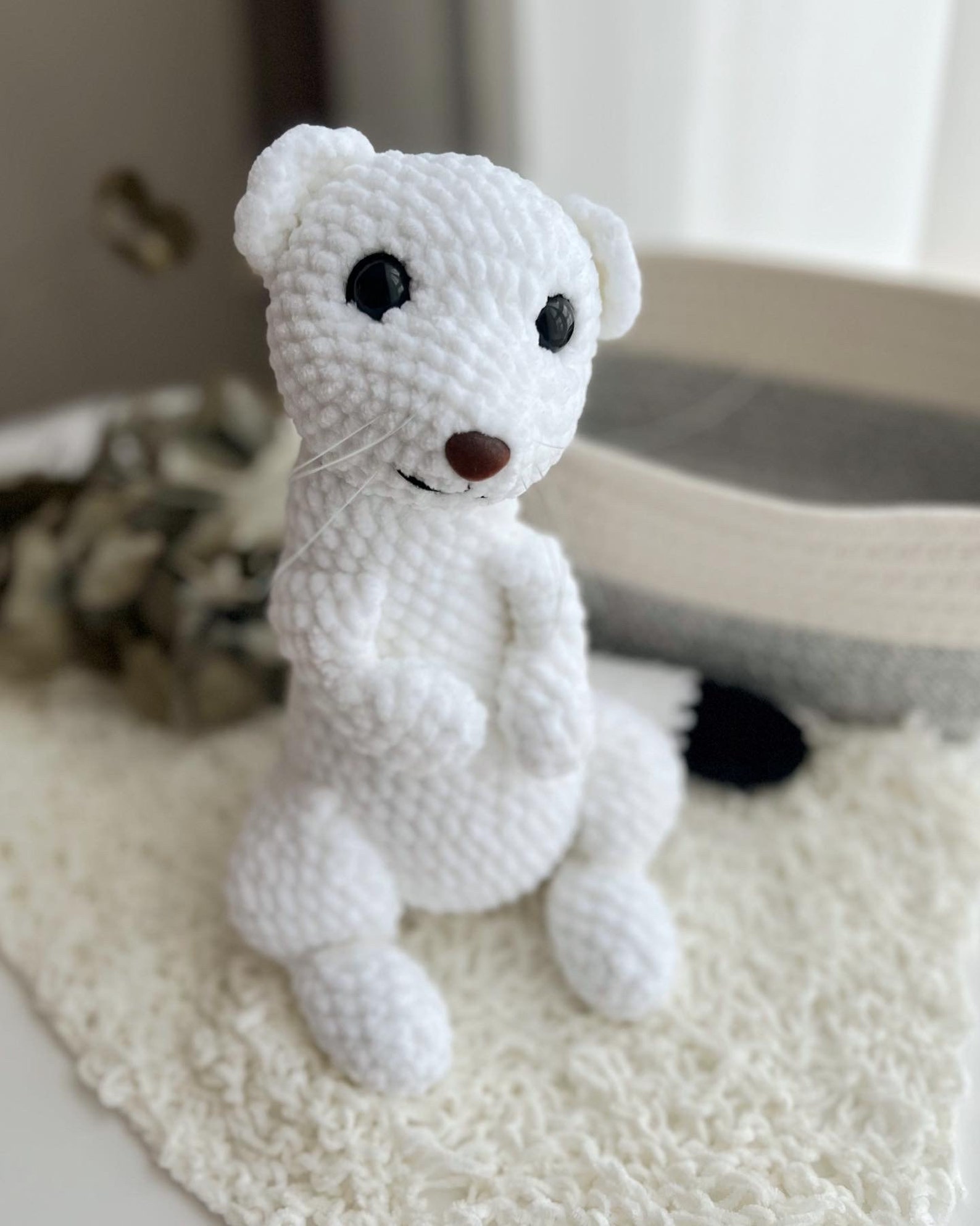 Weasel Rochet Pattern Weasel Amigurumi Crochet Pattern - Ermine PDF Pattern - Crochet Mink ...