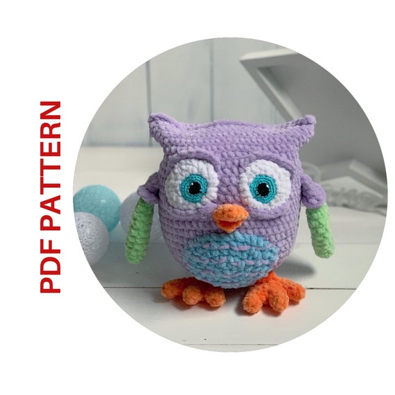 Crochet Owl Hop-hop 