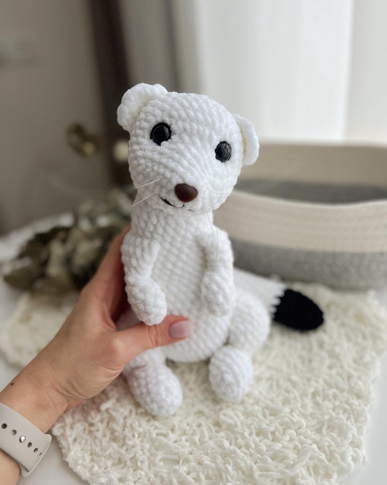 Weasel Rochet Pattern Weasel Amigurumi Crochet Pattern - Ermine PDF Pattern - Crochet Mink ...