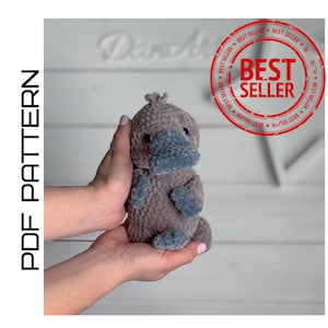 Baby platypus crochet pattern - Amigurumi Platypus - Crochet animals