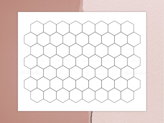 Hex Based Board Game Printable Board Game Board Game | Etsy